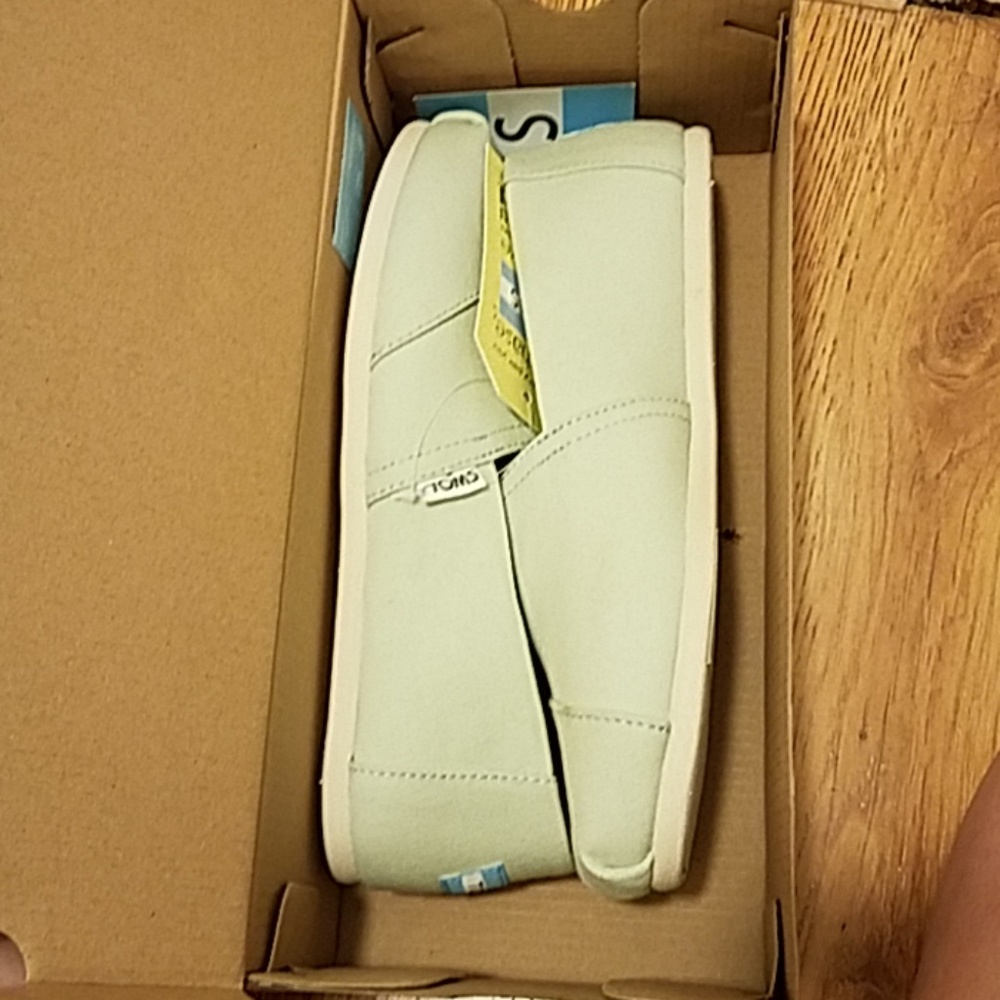 Brand New Mint Green Classic Toms